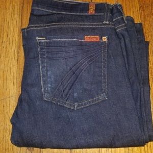 7 For All Man Kind Dojo Jeans! Size 28
